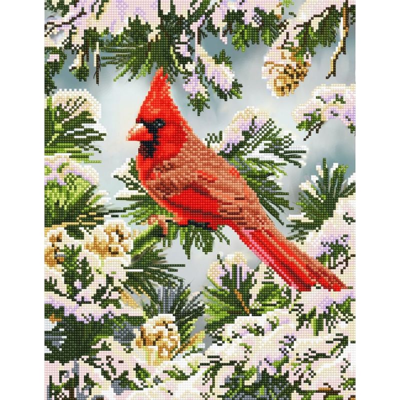 Diamond Dotz GOOD FORTUNE CARDINAL DD7.034 5D Diamond Painting Art Kit