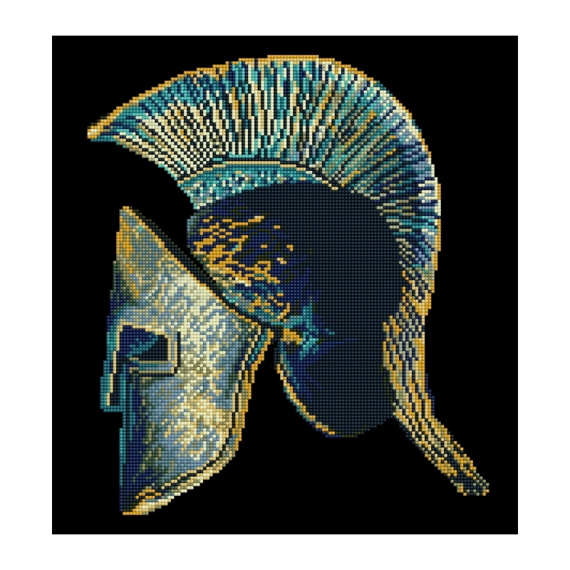 Diamond Dotz SPARTAN SYMBOL DD7.038, 5D Multi Faceted Diamond Art Kit
