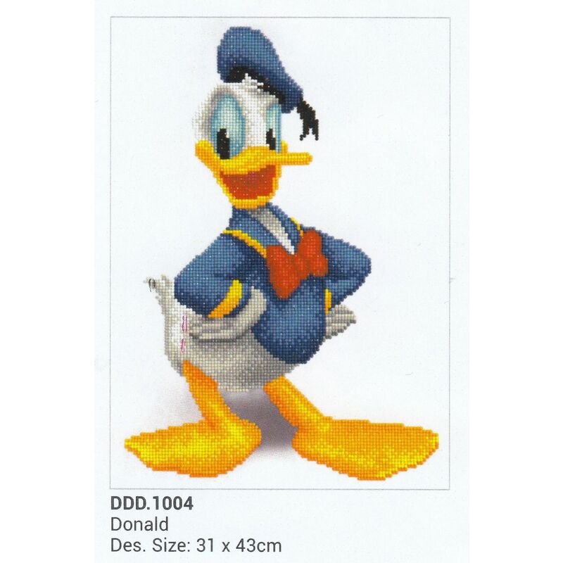 Diamond Dotz Disney DONALD DUCK DDD.1004, 5D Multi Faceted Diamond Art Kit