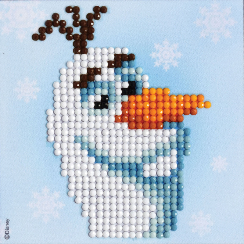 Diamond Dotz Disney FROZEN II Mini Olaf, 5D Embroidery Facet Art Kit Round Facets DDD.1029