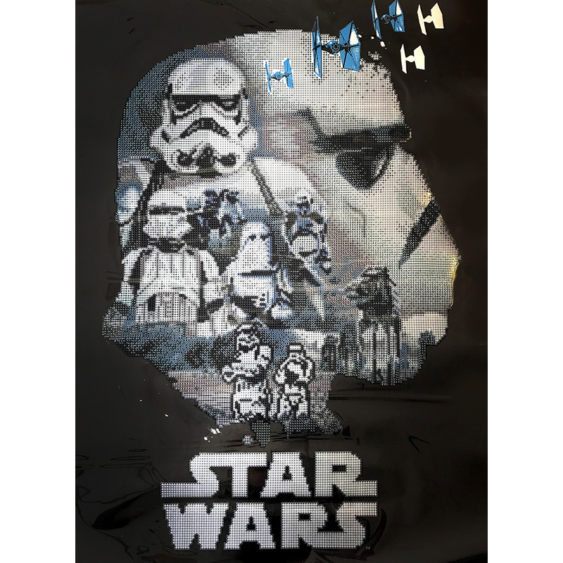 Storm Trooper Star Wars 5D Diamond peinture broderie complet Square 25x25cm
