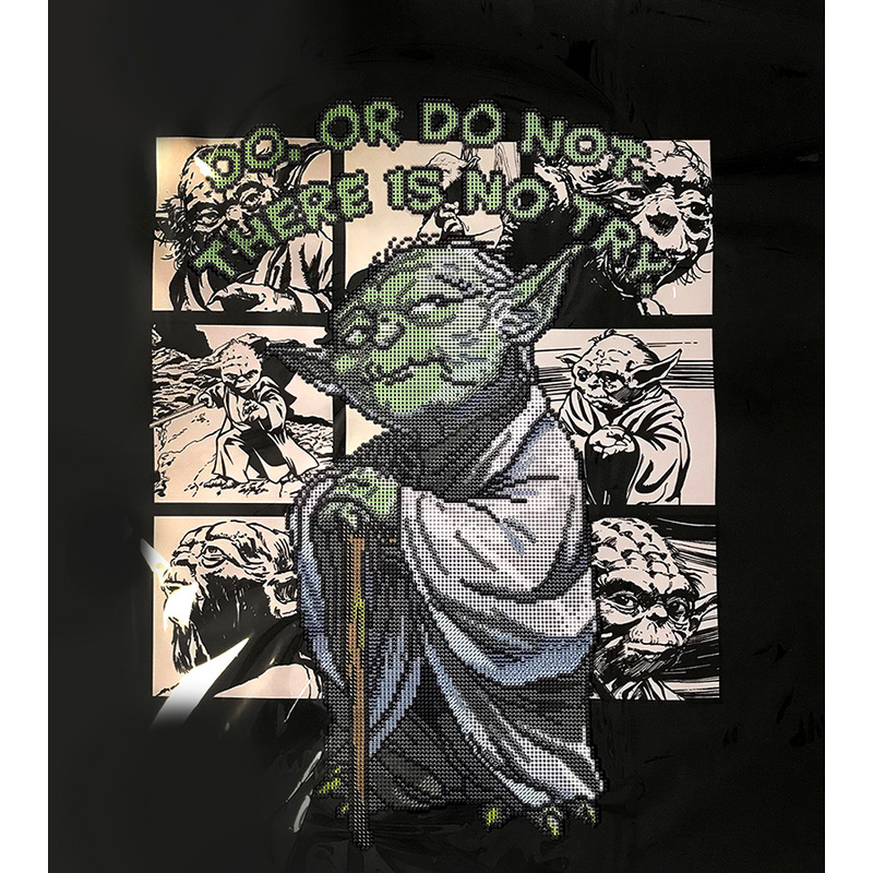 Star Wars YODA, 5D Multi Faceted Diamond Painting Art Kit