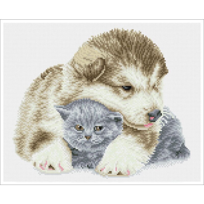 Diamond Dotz Squares BESTIES DQK9.011 5D Diamond Painting Kit, Pre