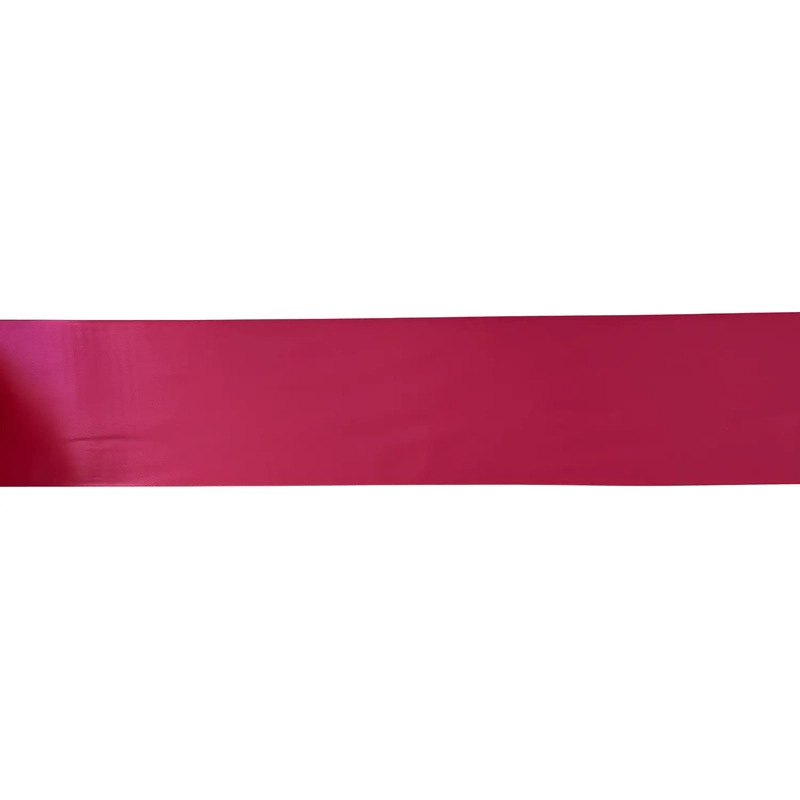 SHOCKING PINK 100mm Woven Edge Double Faced (Side) Satin Ribbon By The Metre