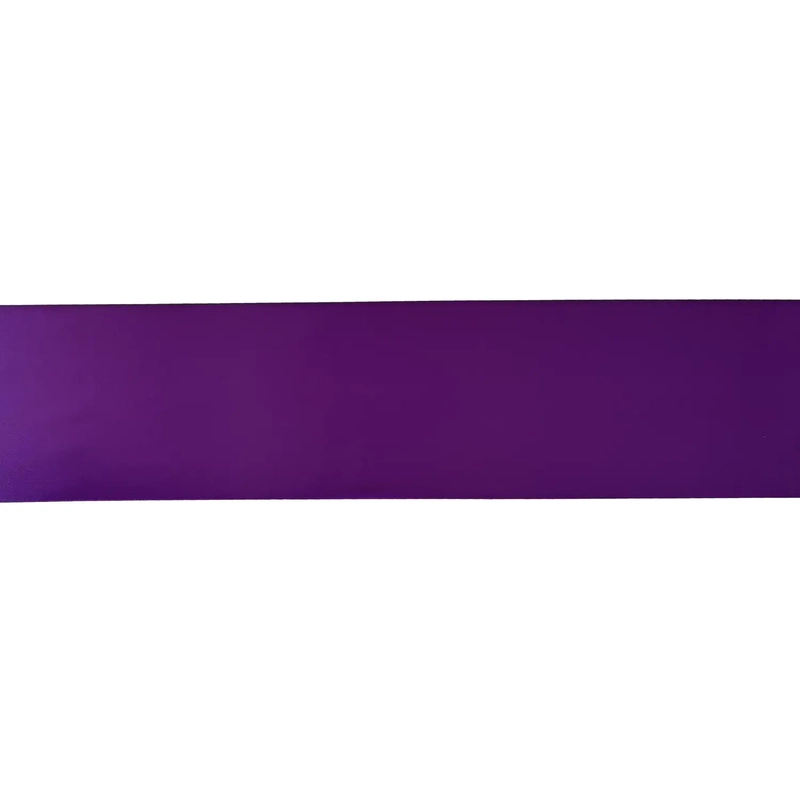 PURPLE 100mm Woven Edge Satin Ribbon By The Metre