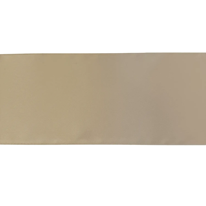 BUTTERMILK 100mm Woven Edge Satin Ribbon By The Metre