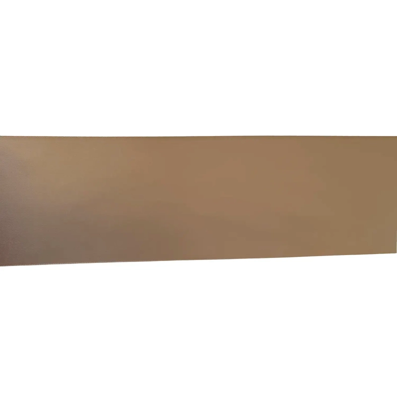 TAN 100mm Woven Edge Double Faced (Side) Satin Ribbon By The Metre