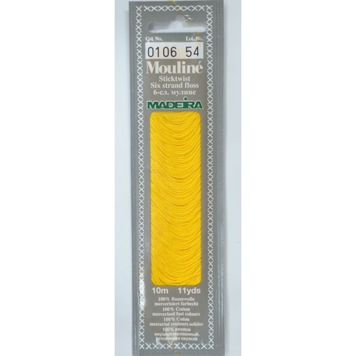 MADEIRA Mouline Colour 0106 Stranded Cotton Embroidery Floss 10m