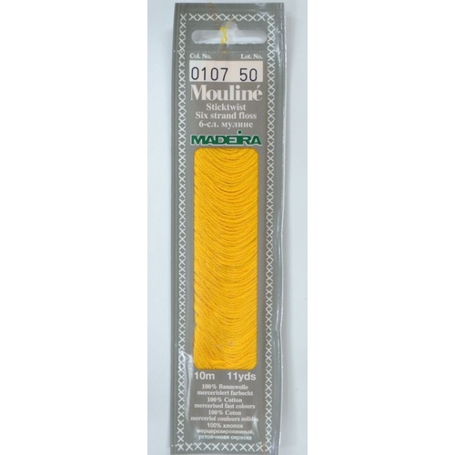 MADEIRA Mouline Colour 0107 Stranded Cotton Embroidery Floss 10m
