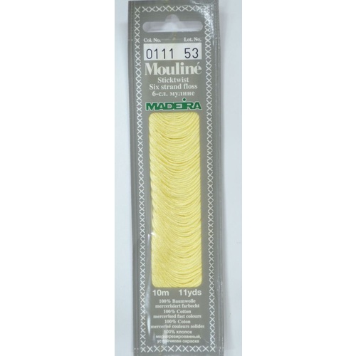 MADEIRA Mouline Colour 0111 Stranded Cotton Embroidery Floss 10m