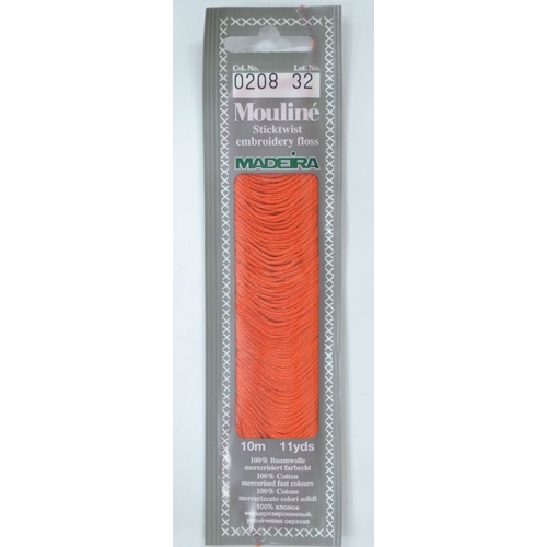 MADEIRA Mouline Colour 0208 Stranded Cotton Embroidery Floss 10m