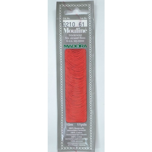 MADEIRA Mouline Colour 0210 Stranded Cotton Embroidery Floss 10m