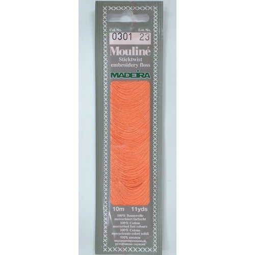 MADEIRA Mouline Colour 0301 Stranded Cotton Embroidery Floss 10m