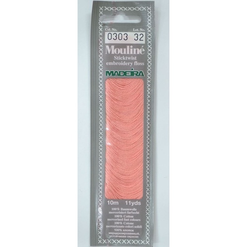 MADEIRA Mouline Colour 0303 Stranded Cotton Embroidery Floss 10m