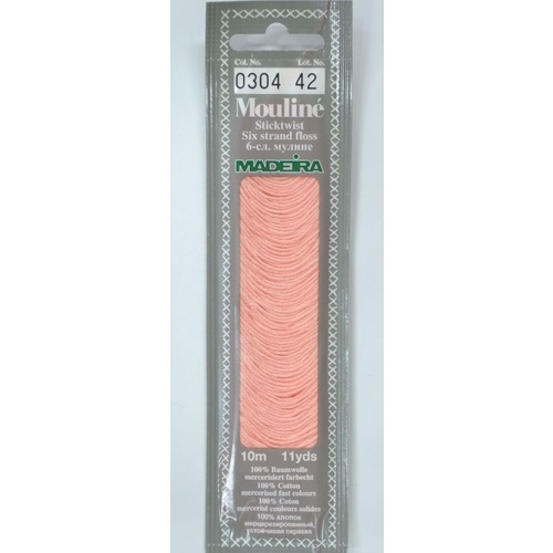 MADEIRA Mouline Colour 0304 Stranded Cotton Embroidery Floss 10m