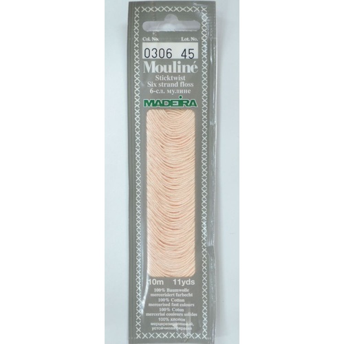 MADEIRA Mouline Colour 0306 Stranded Cotton Embroidery Floss 10m