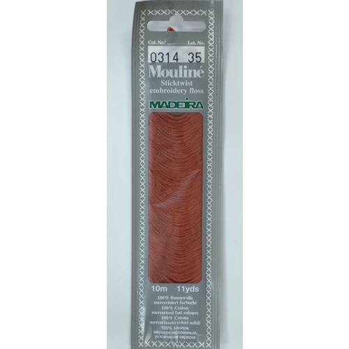 MADEIRA Mouline Colour 0314 Stranded Cotton Embroidery Floss 10m