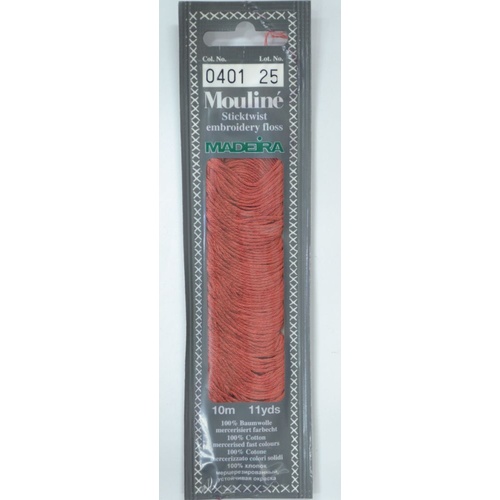 MADEIRA Mouline Colour 0401 Stranded Cotton Embroidery Floss 10m