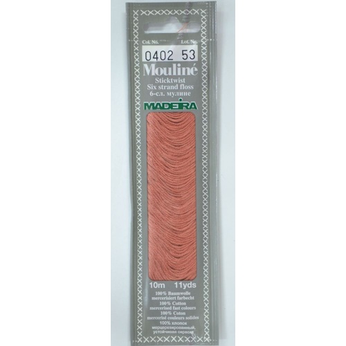 MADEIRA Mouline Colour 0402 Stranded Cotton Embroidery Floss 10m