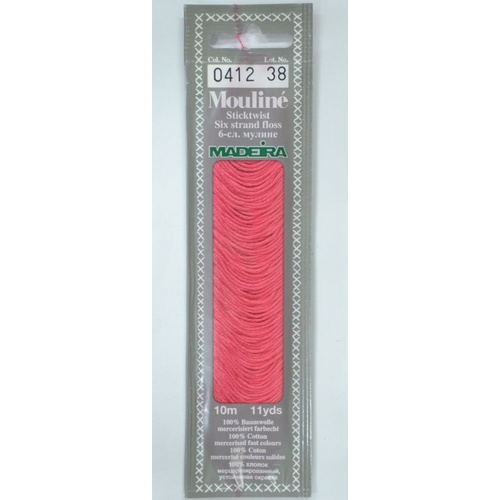 MADEIRA Mouline Colour 0412 Stranded Cotton Embroidery Floss 10m