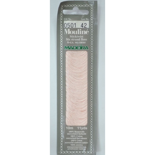 MADEIRA Mouline Colour 0501 Stranded Cotton Embroidery Floss 10m