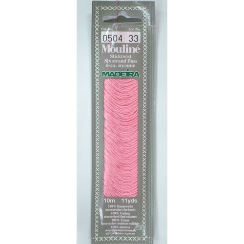 MADEIRA Mouline Colour 0504 Stranded Cotton Embroidery Floss 10m