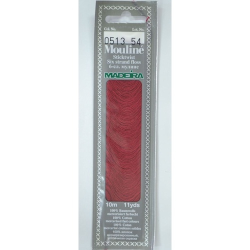 MADEIRA Mouline Colour 0513 Stranded Cotton Embroidery Floss 10m