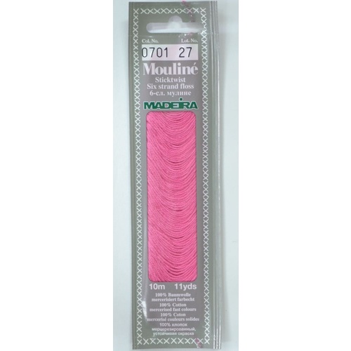 MADEIRA Mouline Colour 0701 Stranded Cotton Embroidery Floss 10m