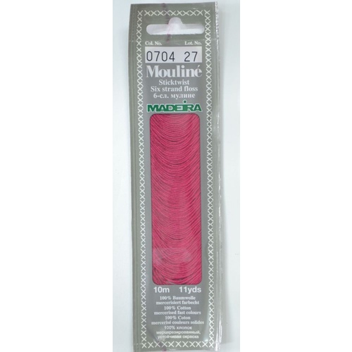 MADEIRA Mouline Colour 0704 Stranded Cotton Embroidery Floss 10m