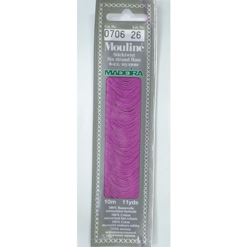 MADEIRA Mouline Colour 0706 Stranded Cotton Embroidery Floss 10m