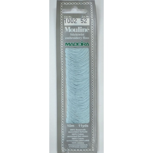 MADEIRA Mouline Colour 1002 Stranded Cotton Embroidery Floss 10m