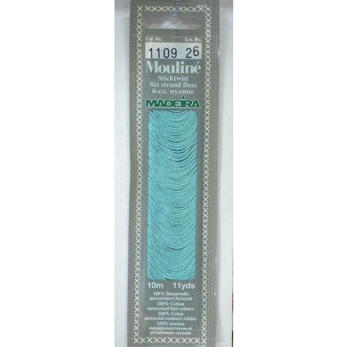 MADEIRA Mouline Colour 1109 Stranded Cotton Embroidery Floss 10m