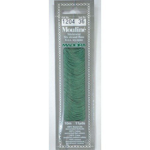 MADEIRA Mouline Colour 1204 Stranded Cotton Embroidery Floss 10m
