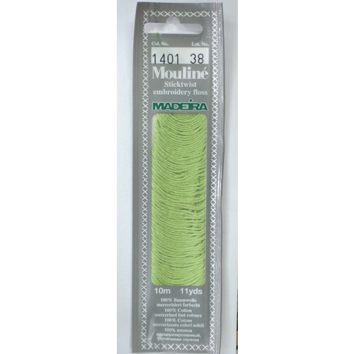 MADEIRA Mouline Colour 1401 Stranded Cotton Embroidery Floss 10m