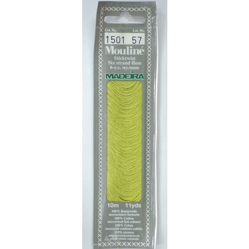 MADEIRA Mouline Colour 1501 Stranded Cotton Embroidery Floss 10m