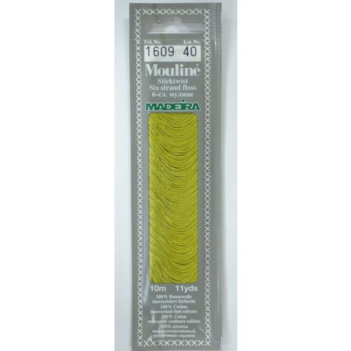 MADEIRA Mouline Colour 1609 Stranded Cotton Embroidery Floss 10m