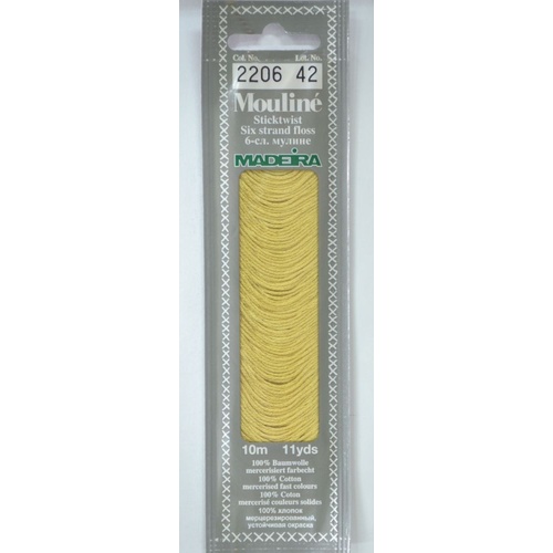 MADEIRA Mouline Colour 2206 Stranded Cotton Embroidery Floss 10m