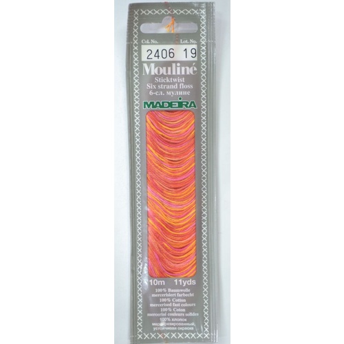 MADEIRA Mouline Colour 2406 Stranded Cotton Embroidery Floss 10m