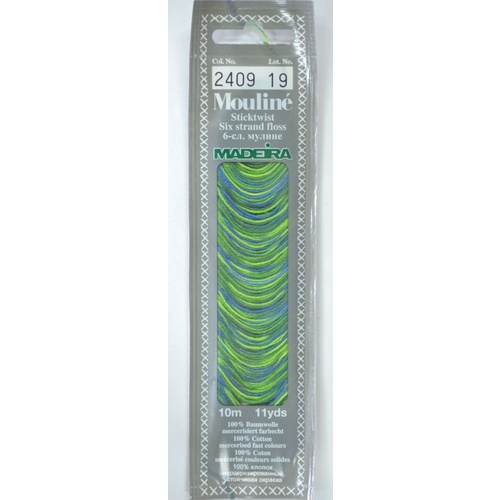 MADEIRA Mouline Colour 2409 Stranded Cotton Embroidery Floss 10m