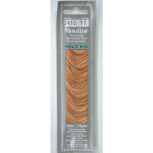 MADEIRA Mouline Colour 2410 Stranded Cotton Embroidery Floss 10m