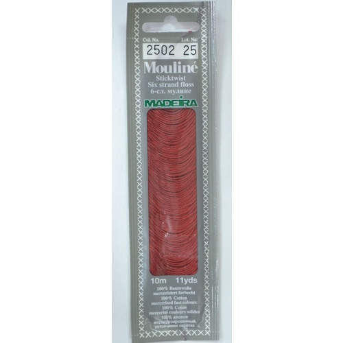 MADEIRA Mouline Colour 2502 Stranded Cotton Embroidery Floss 10m