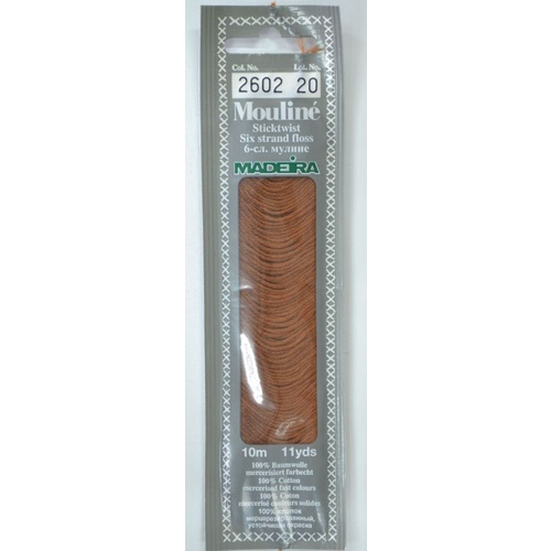 MADEIRA Mouline Colour 2602 Stranded Cotton Embroidery Floss 10m