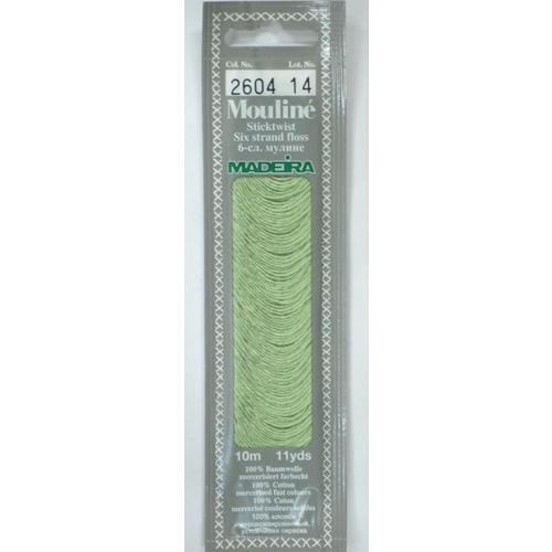 MADEIRA Mouline Colour 2604 Stranded Cotton Embroidery Floss 10m