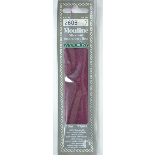 MADEIRA Mouline Colour 2608 Stranded Cotton Embroidery Floss 10m