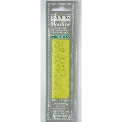 MADEIRA Mouline Colour 2703 Stranded Cotton Embroidery Floss 10m