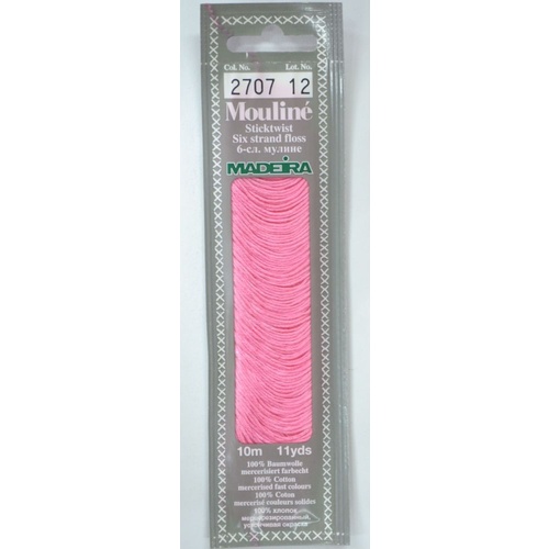 MADEIRA Mouline Colour 2707 Stranded Cotton Embroidery Floss 10m