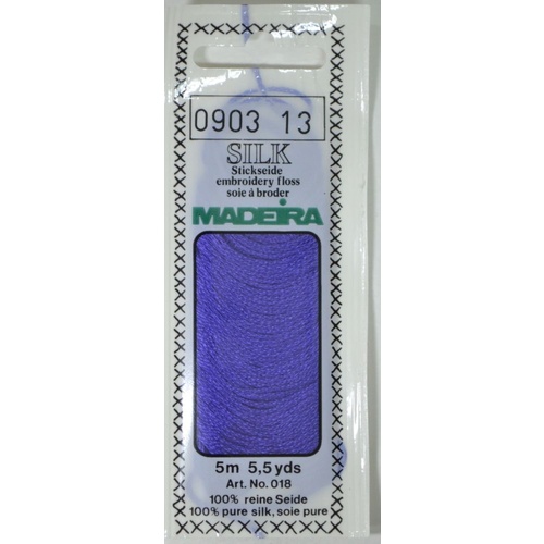 Madeira PURE SILK #0903 CRYSTAL, 4-Strand Hand Embroidery Thread