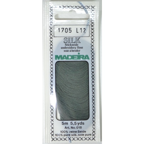 Madeira PURE SILK #1705 ROYAL GREEN, 4-Strand Hand Embroidery Thread