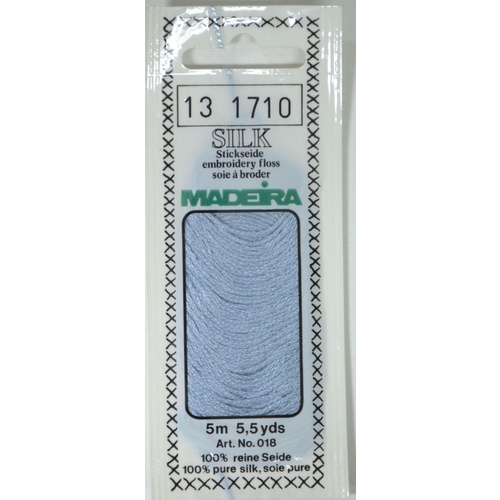 Madeira PURE SILK #1710 MID LAGOON, 4-Strand Hand Embroidery Thread