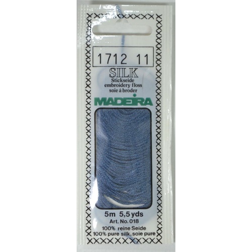 Madeira PURE SILK #1712 GLAUCOUS, 4-Strand Hand Embroidery Thread
